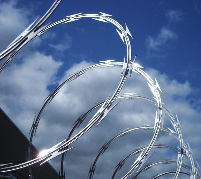 Eletro Galvanized1.5mmx1.5mm Diamond Welded Razor Wire Mesh 4