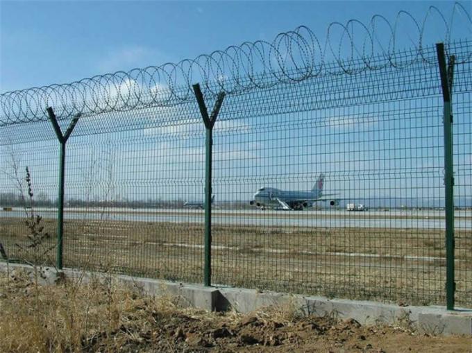 Cerca multifuncional do aeroporto da rede de arame do elo de corrente 358 do preço barato