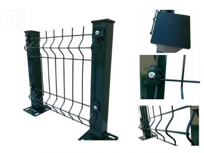 3D curvou Mesh Fence é feito do baixo fio de aço carbono de alta qualidade…