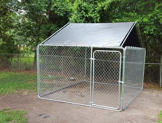 OEM Large Chain Link Dog Run Kennel Painel de vedação barata Animal Pet House para venda